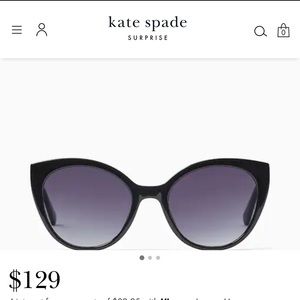FLASH SALE! Kate Spade Samantha Sunglasses Black